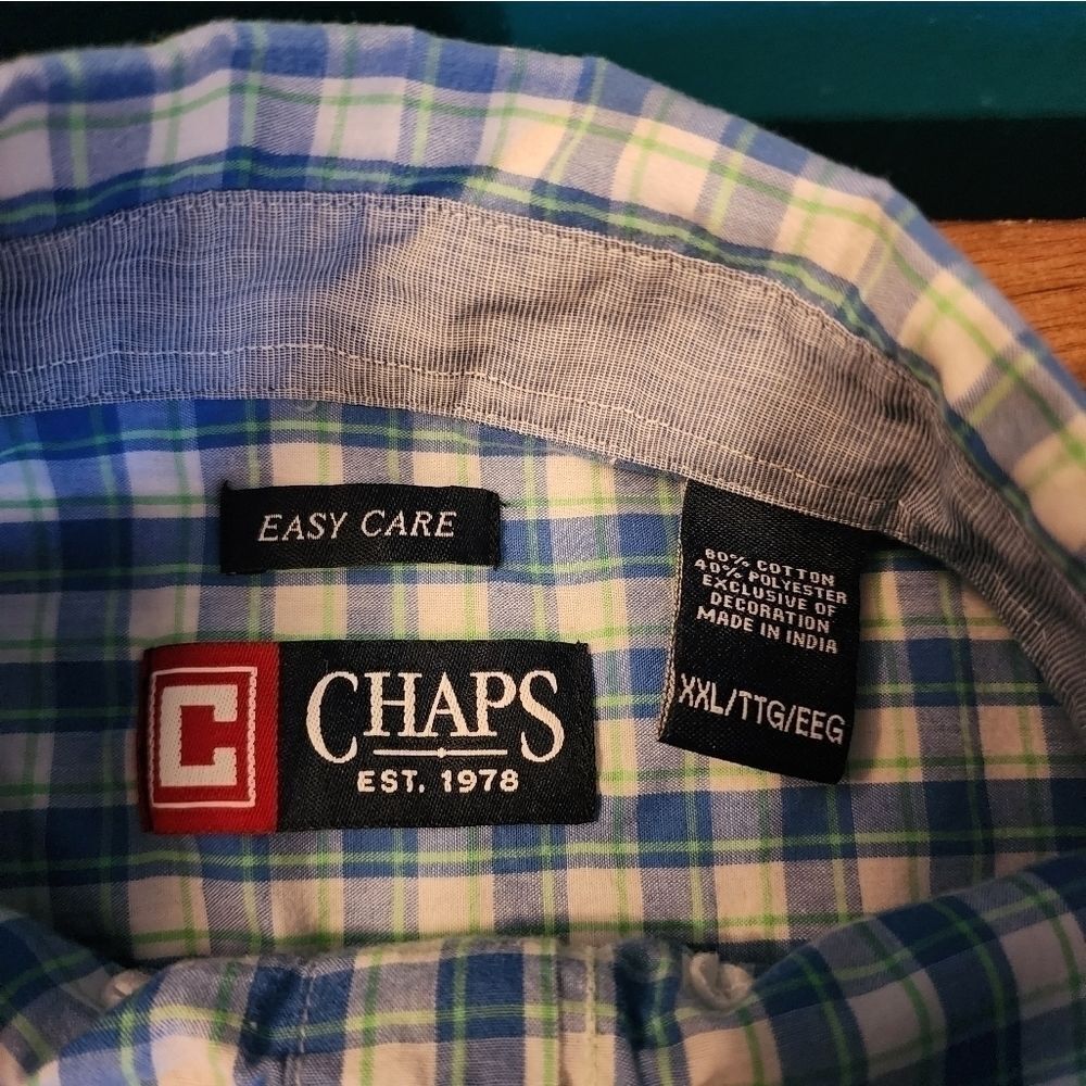 CHAPS pocket button-up T-shirt​ - Picture 9 of 10